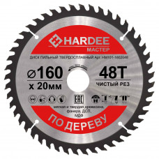 Диск пильный по дереву (160x20 мм, 48 зубьев) HARDEE HM101-1602048