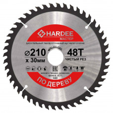 Диск пильный по дереву (210x30 мм, 48 зубьев) HARDEE HM101-2103048