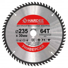 Диск пильный универсальный (235x30 мм, 64 зуба) HARDEE HM102-2353064