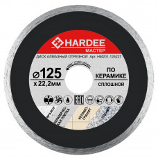 Диск алмазный сплошной по керамике (125x22,23 мм) HARDEE HM201-125227 Диск алмазный сплошной по керамике (125x22,23 мм) HARDEE HM201-125227
