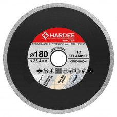 Диск алмазный сплошной по керамике (180x25,4 мм) HARDEE HM201-180257 Диск алмазный сплошной по керамике (180x25,4 мм) HARDEE HM201-180257