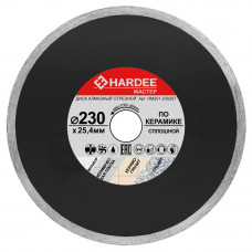 Диск алмазный сплошной по керамике (230x25,4 мм) HARDEE HM201-230257 Диск алмазный сплошной по керамике (230x25,4 мм) HARDEE HM201-230257