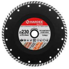 Диск алмазный турбо по кирпичу и бетону (230x25,4 мм) HARDEE HM204-230257