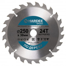 Диск пильный по дереву (250x30 мм, 24 зуба) HARDEE HP101-2503024