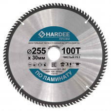 Диск пильный по ламинату (255x30 мм, 100 зубьев) HARDEE HP103-25530100