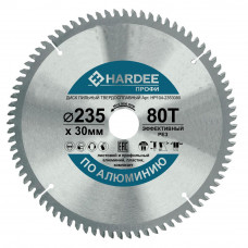 Диск пильный по алюминию (235x30 мм, 80 зубьев) HARDEE HP104-2353080