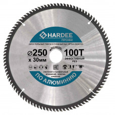Диск пильный по алюминию (250x30 мм, 100 зубьев) HARDEE HP104-25030100