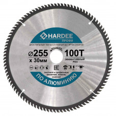 Диск пильный по алюминию (255x30 мм, 100 зубьев) HARDEE HP104-25530100