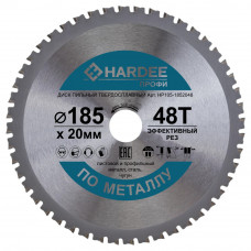 Диск пильный по металлу (185x20 мм, 48 зубьев) HARDEE HP105-1852048