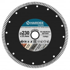 Диск алмазный турбо по железобетону (230x25,4 мм) HARDEE HP206-2302510