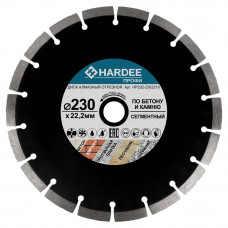 Диск алмазный сегментный по бетону и камню (230x22,23 мм) HARDEE HP207-2302210 Диск алмазный сегментный по бетону и камню (230x22,23 мм) HARDEE HP207-2302210